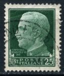 Италия 1929-1942 гг. • SC# 218 • 25 c. • Король Виктор Эммануил III • стандарт • Used F-VF