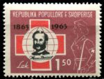 Албания 1963 г. • Mi# 717 • 1.50 L. • 100-летие Международного Красного Креста • MNH OG XF ( кат.- €0.5 )