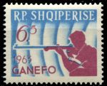 Албания 1963 г. • Mi# 807 • 6.50 L. • Инры развивающихся стран, Джакарта • стрельба • MNH OG VF ( кат.- €1.50 )