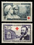 Алжир 1954 г. • Iv# 316-7 • На поддержку Красного Креста • благотворительный выпуск • полн. серия • MNH OG VF ( кат. - €14 )