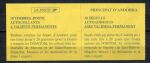 Французская Андорра 1997 г. • Mi# 506 • герб коммуны Энкамп • стандарт(самоклейки) • буклет 10 марок • MNH VF ( кат.- €12 )