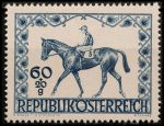 Австрия 1947 г. MI# 811(SC# B207) • 60 + 20 g. • Скачки • Гран-при Вены • MNH OG XF