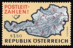 Австрия 1966 г. MI# 1201 • 1.50 s. • Начало использования почтовых индексов • MNH OG VF