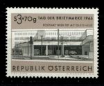 Австрия 1963 г. • Mi# 1144 • 3 s. + 70 g. • железнодорожное депо Главпочтамта • день почтовой марки • MNH OG VF