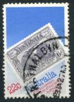 Австралия 1981 г. • SC# 776 • 22 c. • 50-летие почтового авиасообщения с Великобританией • марка № C2 • Used F-VF