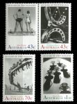 Австралия 1991 г. • Sc# 1215-1217 • 43 c. - $1.20 • 150-летие фотографии • полн. серия • MNH OG VF ( кат. - $6 )