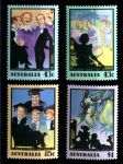 Австралия 1991 г. • Sc# 1218-1221 • 43 c. - $1 • Музыкальные и эстрадные шоу • полн. серия • MNH OG VF ( кат. - $6 )