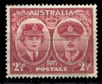 Австралия 1945 г. • Gb# 209 • 2½ d. • Визит герцога и герцогини Глостерских • Used VF