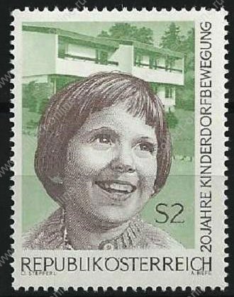 Австрия 1969 г. MI# 1403 • 2 s. • 20 лет детских лагерей отдыха • MNH OG VF