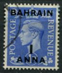 Бахрейн 1950-1955 гг. • Gb# 72 • 1 a. на 1 d. • Георг VI • надп. на м. Великобритании • стандарт • Used F-VF