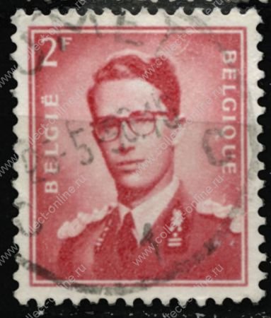 Бельгия 1953-72 г г. SC# 452 • 2 fr. • король Бодуэн • стандарт • Used XF