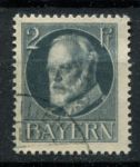Бавария 1916-1918 гг. • Mi# 110A • 2 pf. • король Людвиг III • стандарт • Used F-VF ( кат.- € 3,2 )