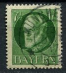 Бавария 1916-1918 гг. • Mi# 113A • 7½ pf. • король Людвиг III • стандарт • Used F-VF ( кат.- € 3,2 )