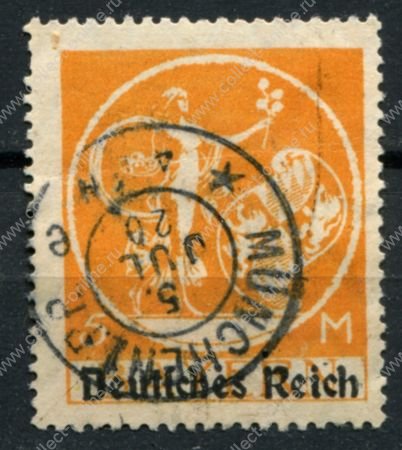 Бавария 1920-1930 гг. • Mi# 193 • 5 M. • основной выпуск • стандарт • Used F-VF ( кат.- € 18 )