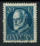 Бавария 1916-1918 гг. • Mi# 97A • 20 pf. • король Людвиг III • стандарт • Used F-VF ( кат.- € 3,2 )