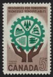 Канада 1961 г. • SC# 395 • 5c. • Принятия плана сохранения природных ресурсов • MNH OG VF