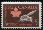 Канада 1964 г. • SC# 432 • 5 c. • 100-летие конференции в Квебеке • MNH OG XF