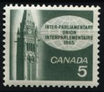 Канада 1965 г. • SC# 441 • 5 c. • Межпарламентская встреча в Оттаве • MNH OG VF