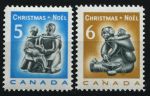 Канада 1968 г. • SC# 488-9 • 5 и 6 c. • Рождество • полн. серия • MNH OG VF
