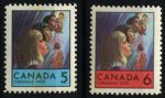 Канада 1969 г. • SC# 502-3 • 5 и 6 c. • Рождество • полн. серия • MNH OG VF