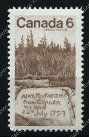 Канада 1970 г. • SC# 516 • 6 c. • Сэр Александр Маккензи (путешественник) • MNH OG XF