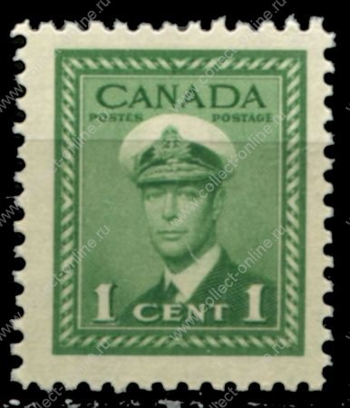 Канада 1942-1943 гг. • Sc# 249 • 1 c. • осн. выпуск • Георг VI • MNH OG VF
