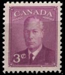 Канада 1949 г. • SC# 286 • 3 c. • Георг VI • стандарт • MNH OG VF