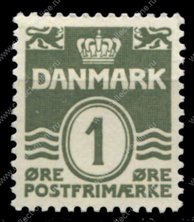 Дания 1933-1940 гг. • SC# 220 • 1 o. • стандарт • MNH OG XF