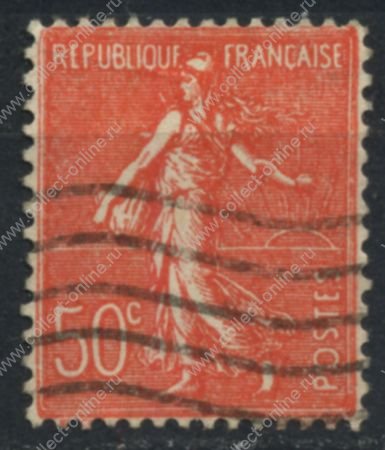 Франция 1903-1938 гг. • SC# 146 • 50 c. • Сеятельница • стандарт • Used F-VF