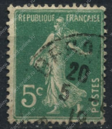 Франция 1906-1937 гг. • SC# 159 • 5 c. • Сеятельница • стандарт • Used F-VF