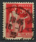 Франция 1932-1939 гг. • SC# 267 • 50 c. • "Мир" с оливковой ветвью • стандарт • Used F-VF