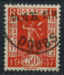 Франция 1936 г. • Sc# 318 • 50 c. • Международная выставка в Париже • Used F-VF