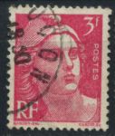 Франция 1945-1947 гг. Sc# 540 • 3 fr. • Марианна • стандарт • Used F-VF