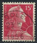 Франция 1955-1959 гг. • Sc# 753 • 15 fr. • Марианна • стандарт • Used F-VF