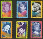 Франция 2001 г. • Iv# 3391-3396 • €2.76 • Звезды шансона • полн. серия • MNH OG VF ( кат. - €9 )