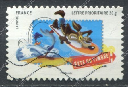 Франция 2009 г. • Mi# 4598 • День почтовой марки • мультфильмы Дисней • Used F-VF