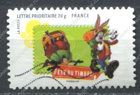 Франция 2009 г. • Mi# 4600 • День почтовой марки • мультфильмы Дисней • Used F-VF