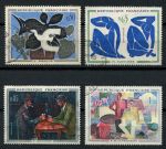 Франция 1961 г. • Mi# 1372-1375 • 50 c. - 1 fr. • Современная живопись • полн. серия • Used F-VF