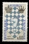 Франция 1966 г. • Mi# 1542 • 0.60 fr. • Шахматный фестиваль • MNH OG VF