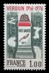 Франция 1976 г. • Mi# 1967 • 1 fr. • 55 лет битвы при Вердене • MNH OG VF