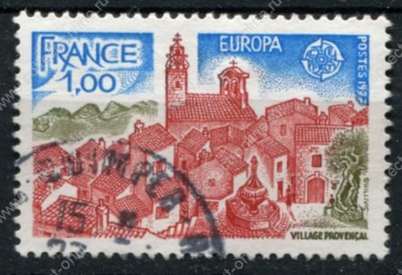 Франция 1977 г. • Mi# 2024 • 1 fr. • Виды и достопримечательности Франции • Прованс • Used VF