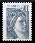 Франция 1977-1978 гг. • Mi# 2080 • 0.01 fr. • Сабинянка (Давид) • стандарт • MNH OG VF