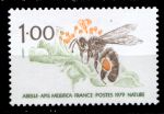 Франция 1979 г. • Mi# 2145 • 1.00 fr. • Охрана природы, пчела • MNH OG VF