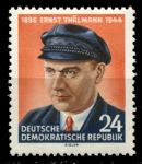 ГДР 1954 г. • Mi# 432 • 24 pf. • Эрнст Тельман (10 лет со дня смерти) • MNH OG XF