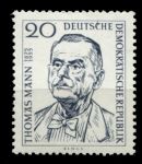 ГДР 1956 г. • Mi# 534 • 20 pf. • Годовщина смерти Томаса Манна • MNH OG VF