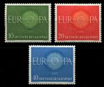 Германия • ФРГ 1960 г. • Mi# 337-339 • Европа (выпуск CEPT) • полн. серия • MNH OG VF ( кат.- € 2,7 )