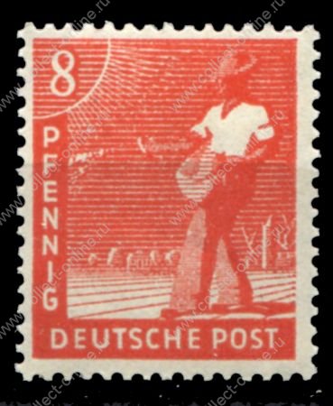 Германия • Совместная зона оккупации 1947 г. • Mi# 945 • 8 pf. • сеятель • стандарт • MNH OG XF