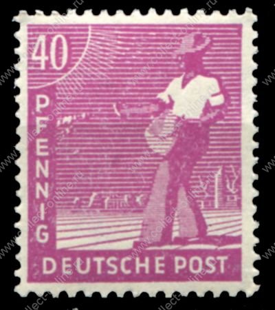 Германия 1947 г. Mi# 954 • 40 pf. • сеятель • стандарт • MNH OG XF