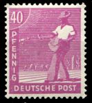 Германия 1947 г. Mi# 954 • 40 pf. • сеятель • стандарт • MNH OG XF