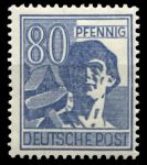 Германия 1947 г. Mi# 957 • 80 pf. • кузнец • стандарт • MNH OG XF